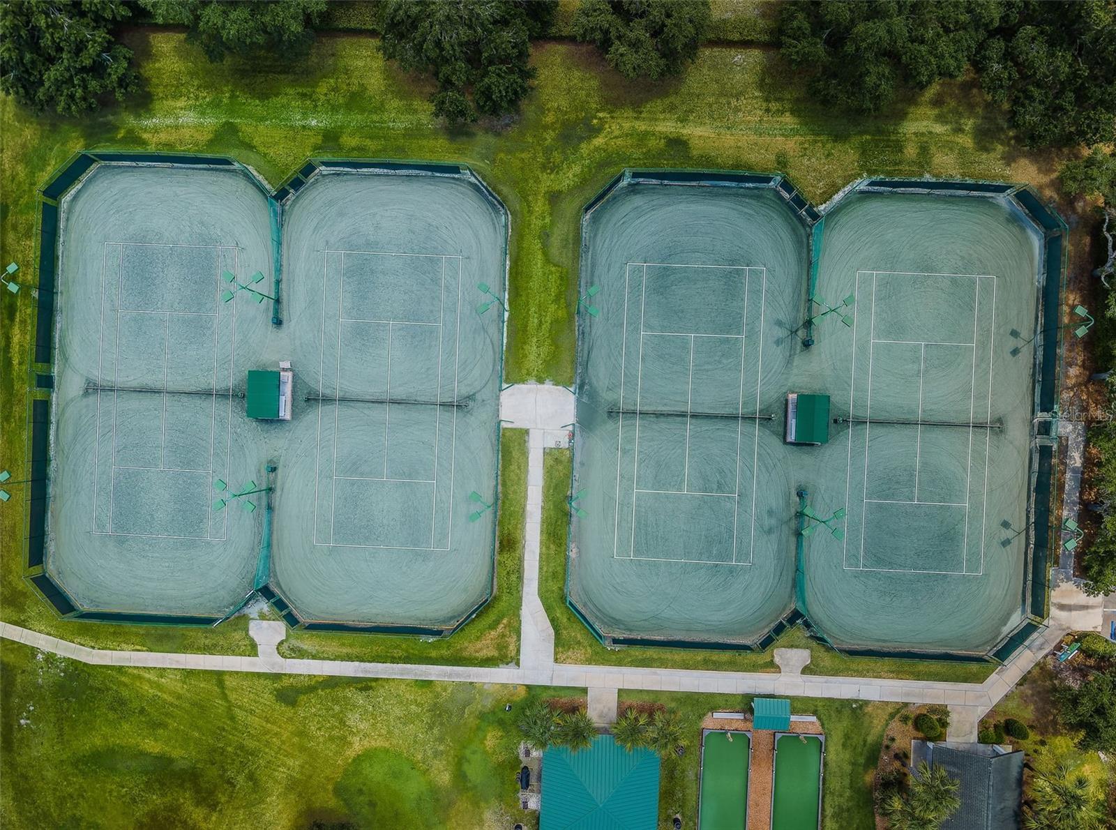 Tennis courts
