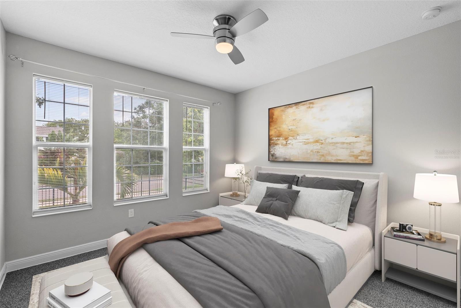 Virtually Staged - 1st Floor Bedroom