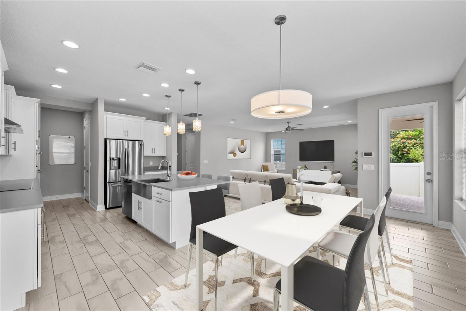 Virtually Staged Dining Room