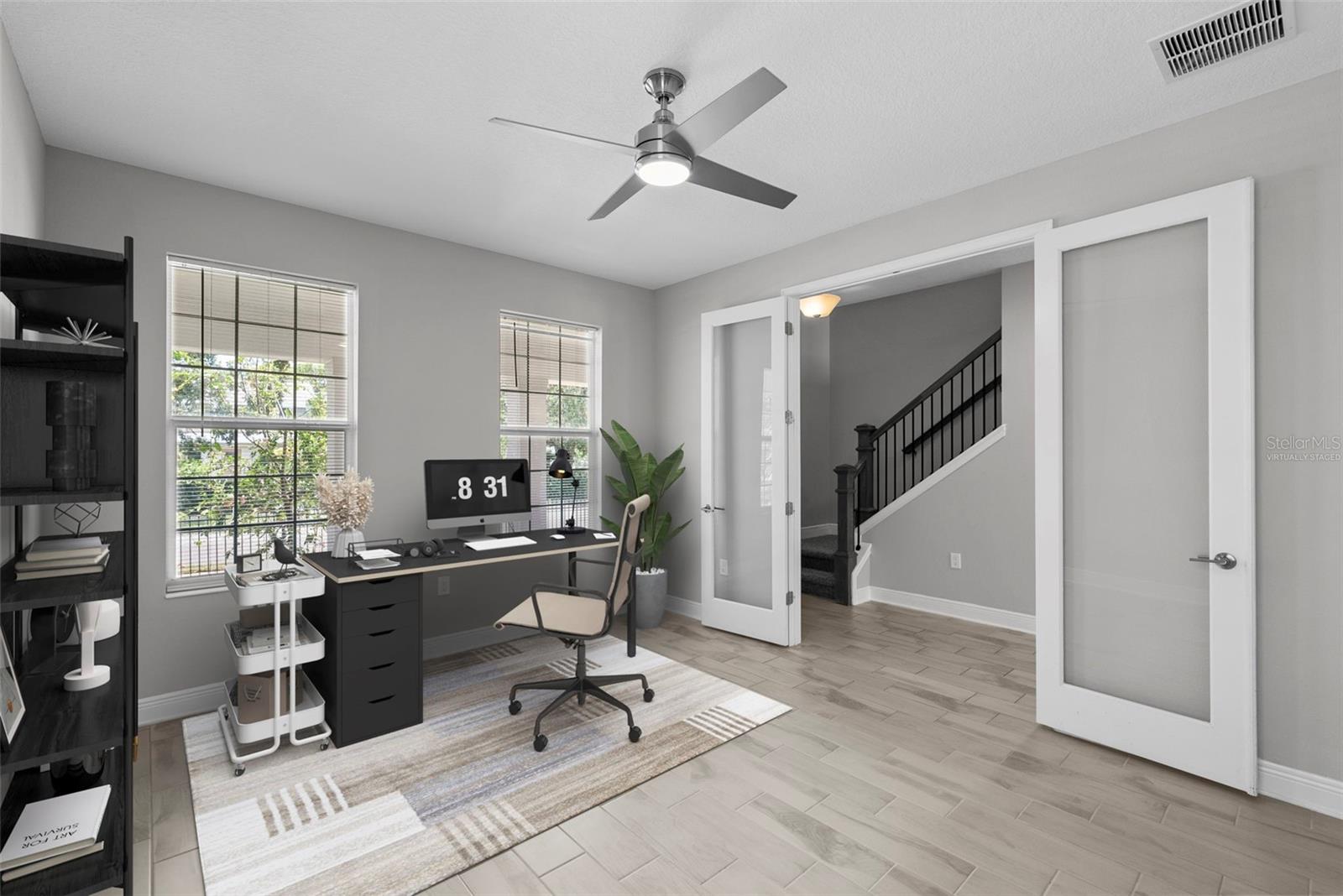 Virtually Staged Office