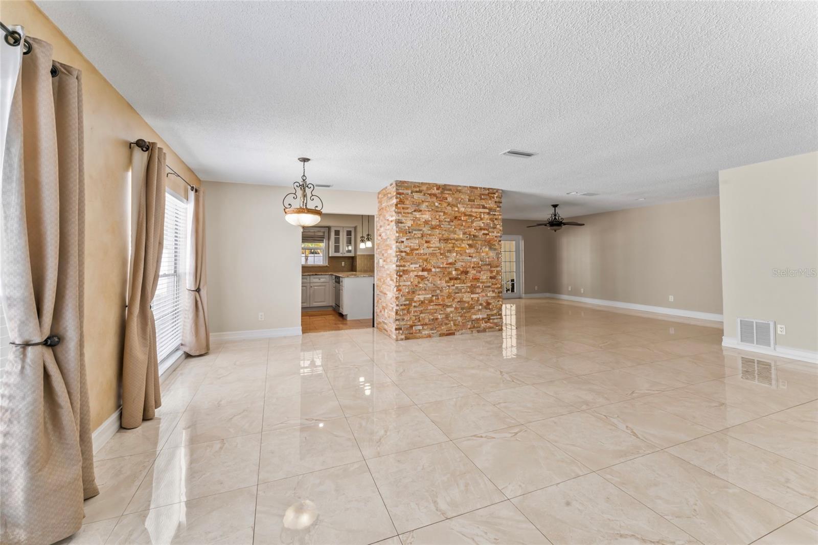 Living/Kitchen/Dining Room