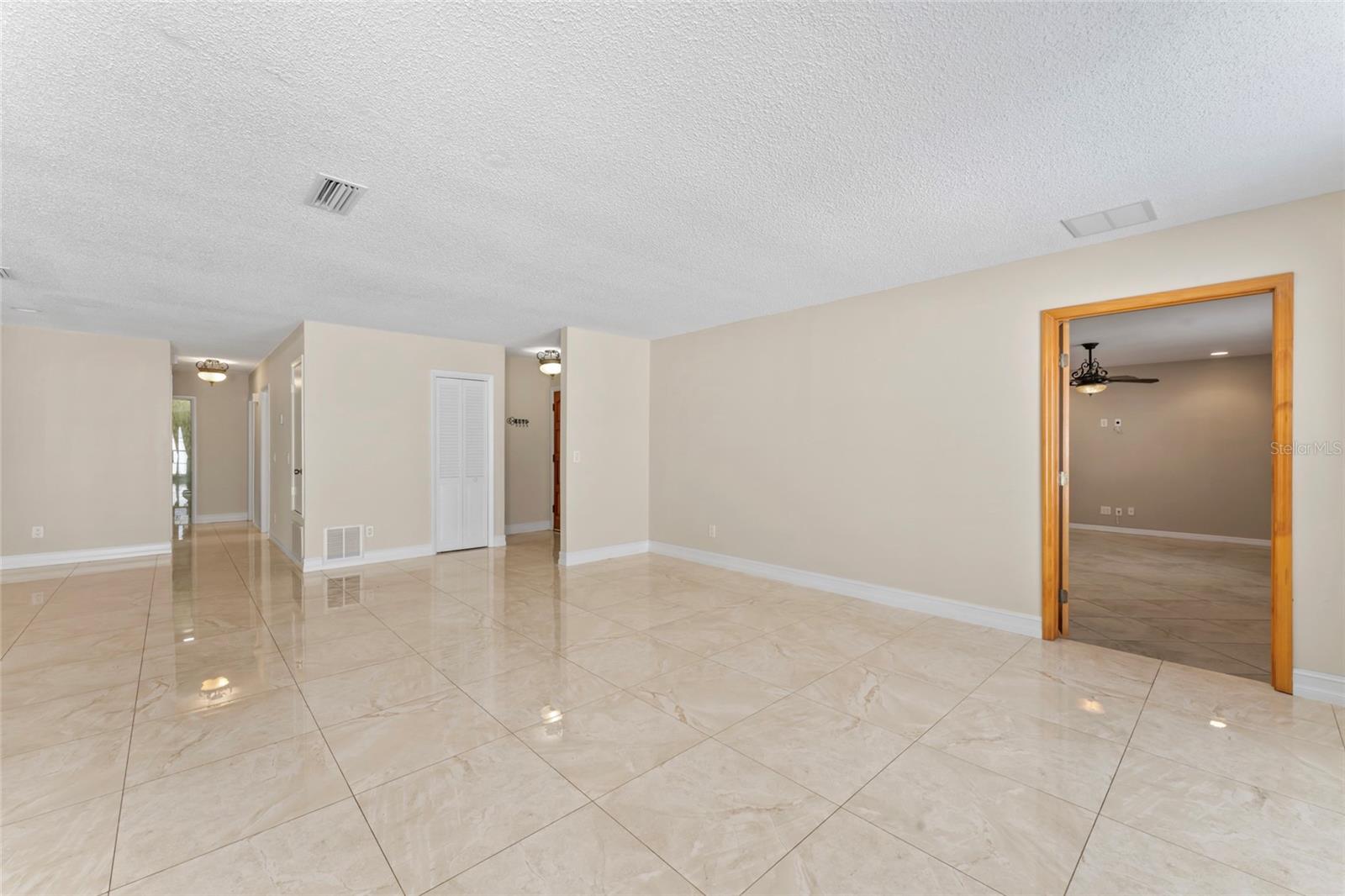Living Room, with entry to the Theater Room