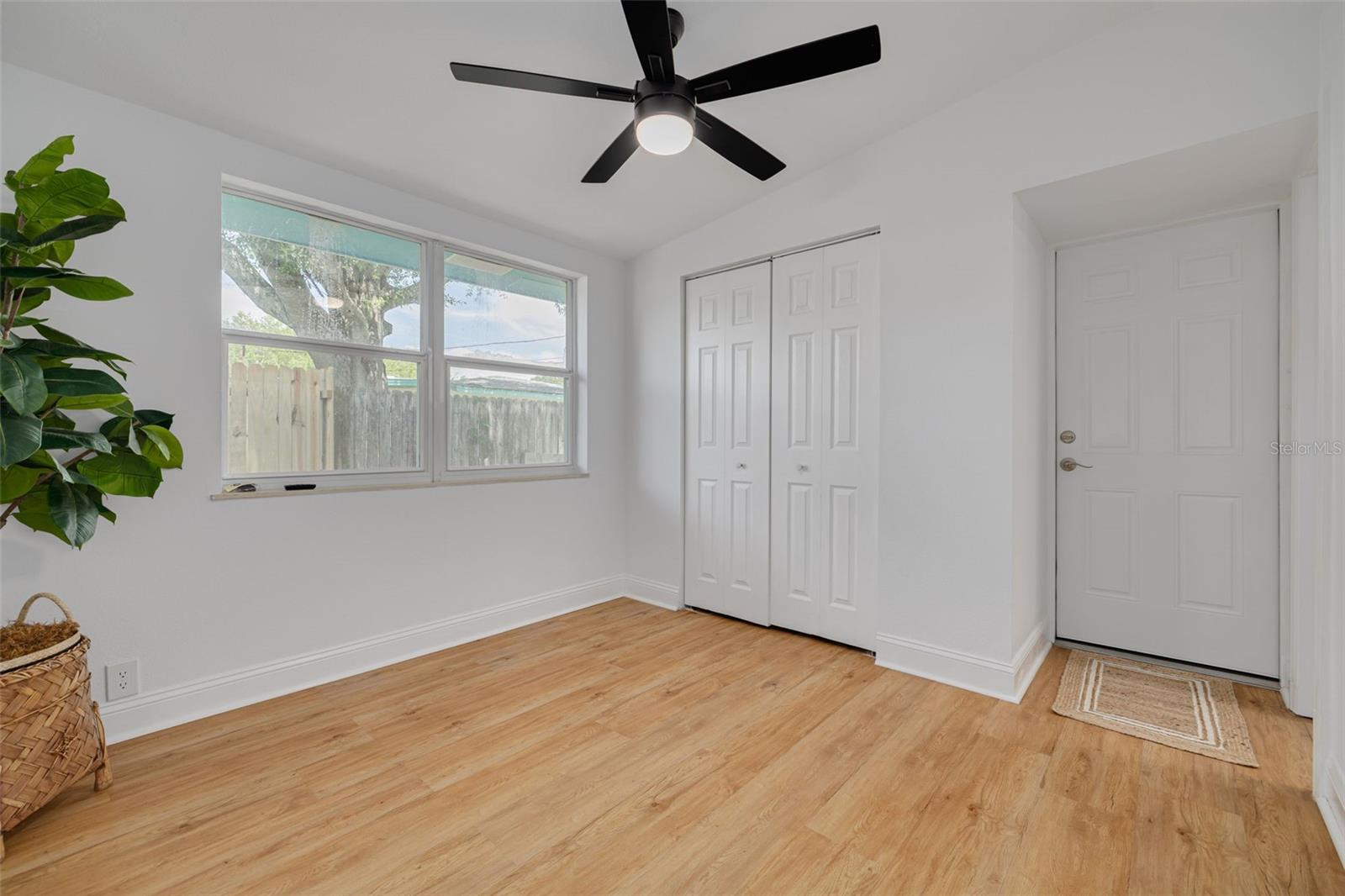 Primary Bedroom with backyard access