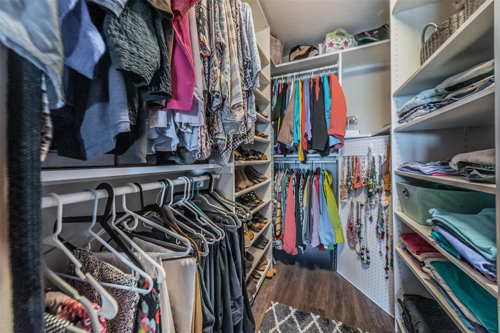Primary closet