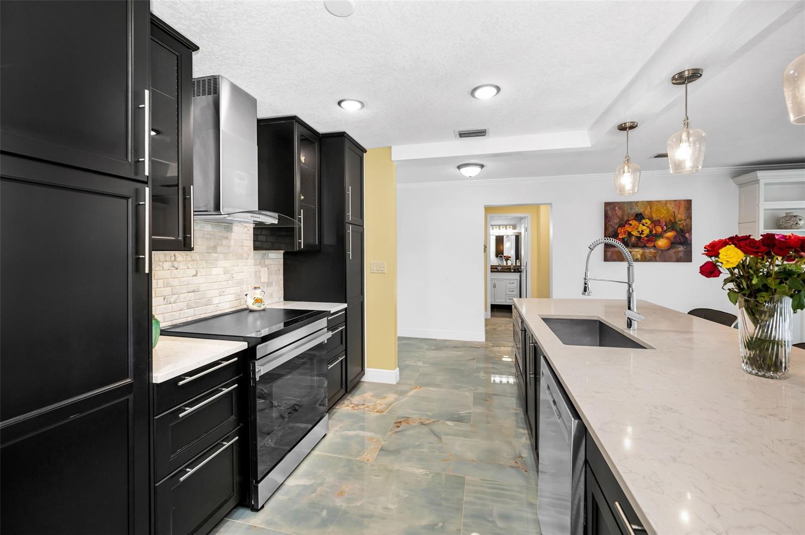 Well organized kitchen