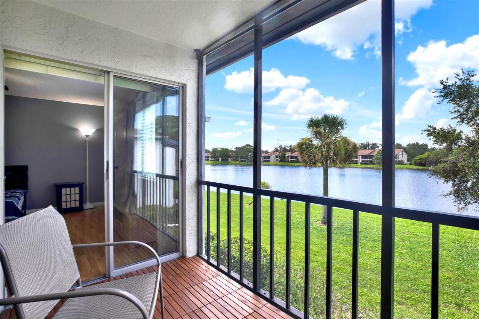 Lanai/pond view