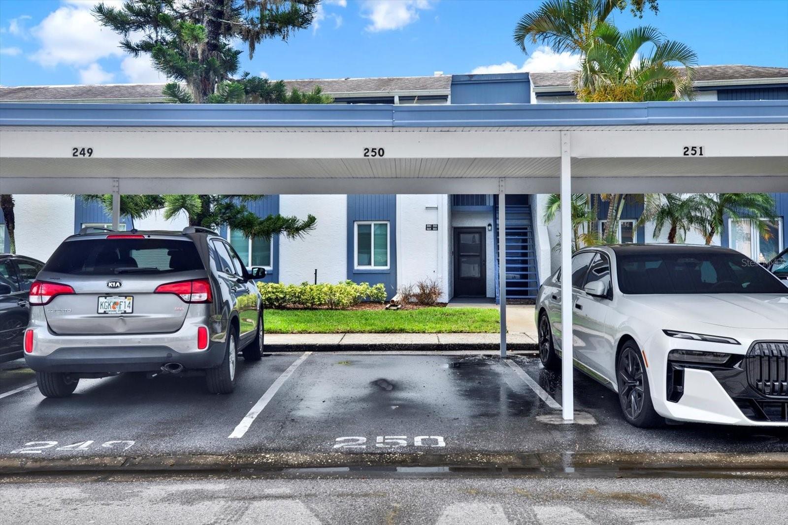 Dedicated carport space