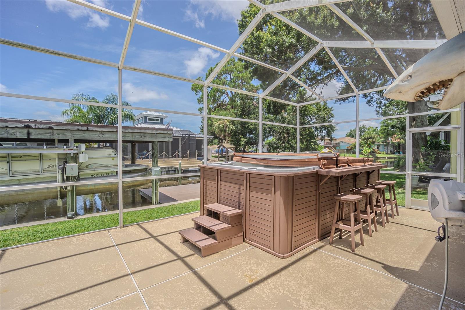 Screened Porch and Spa