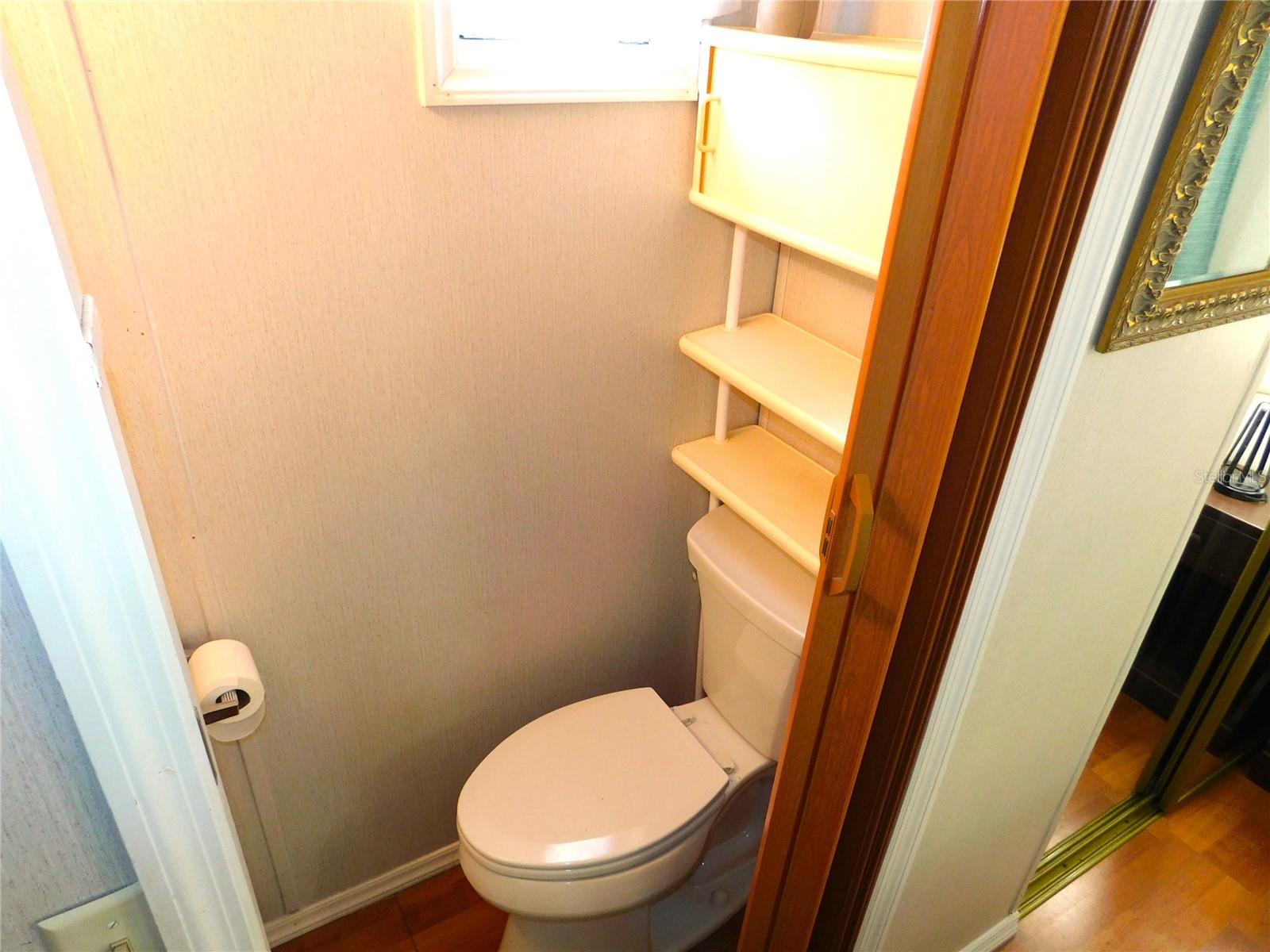 Half bath in Primary Bedroo