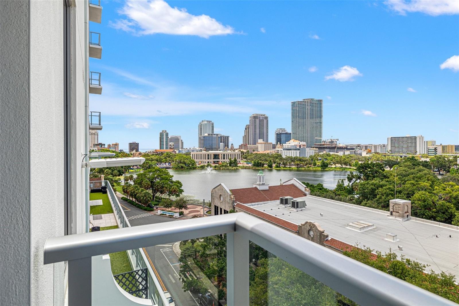 View of Mirror Lake and sliver of the Bay from Large Balcony