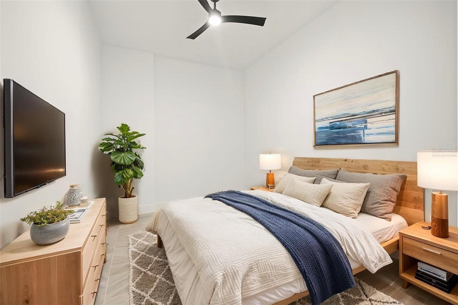 Den/Optional 2nd Bedroom Virtually Staged