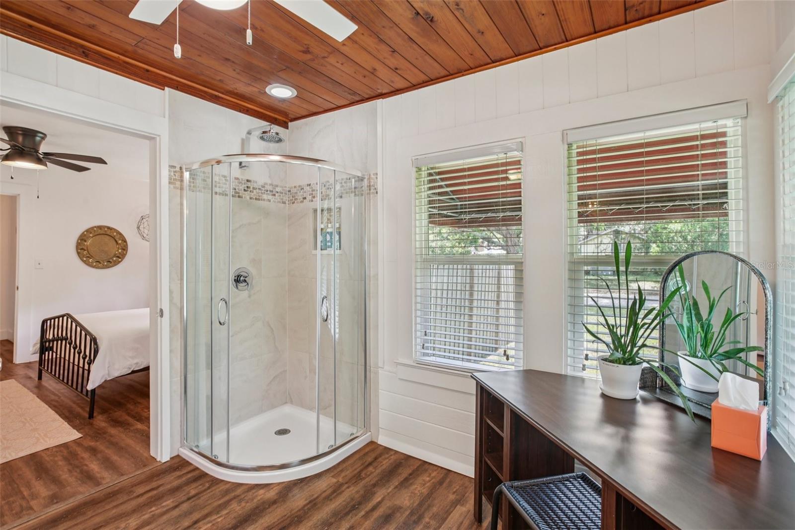 Main House primary bathroom with shower