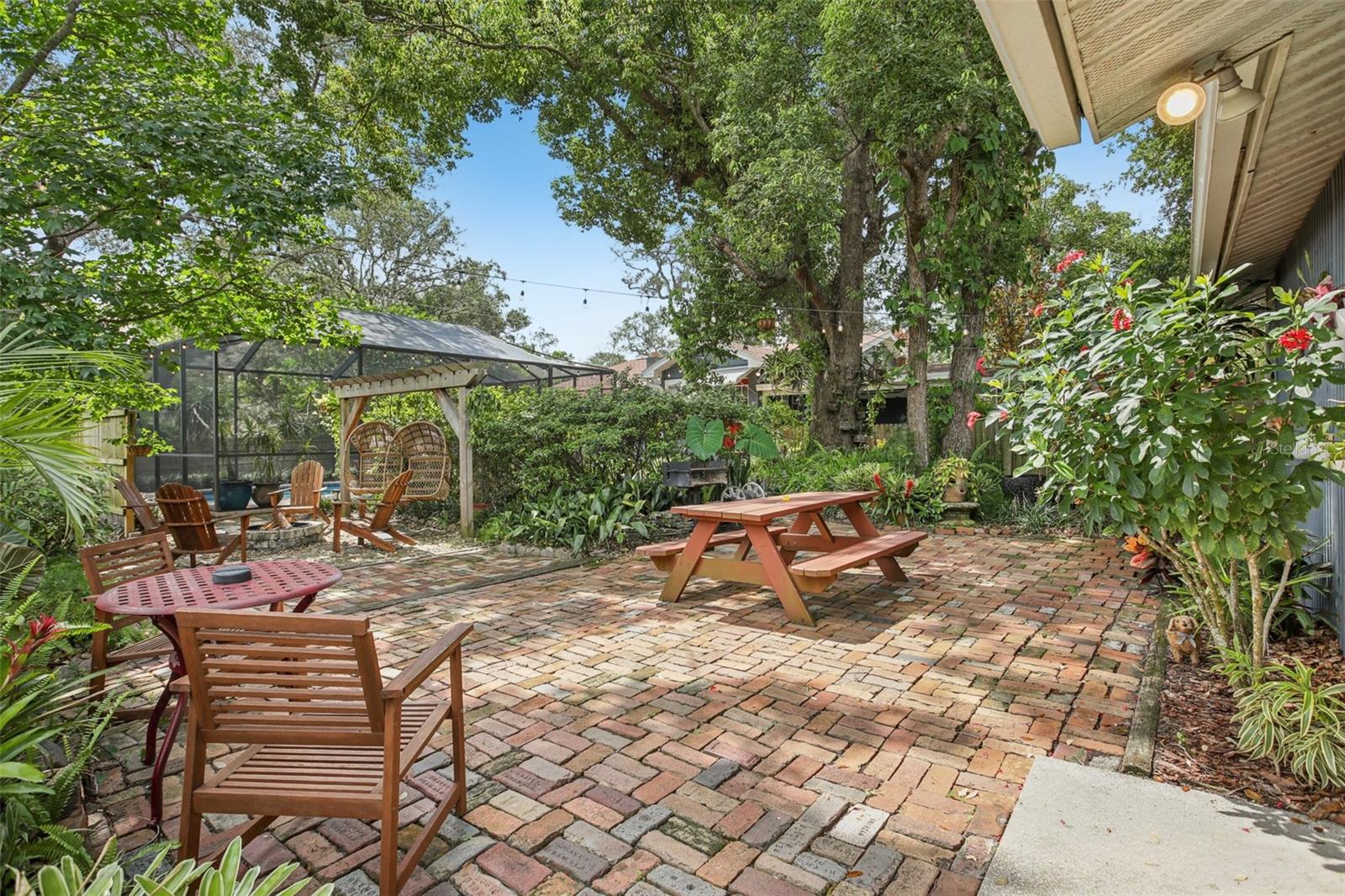 View from Guest House to Main House
