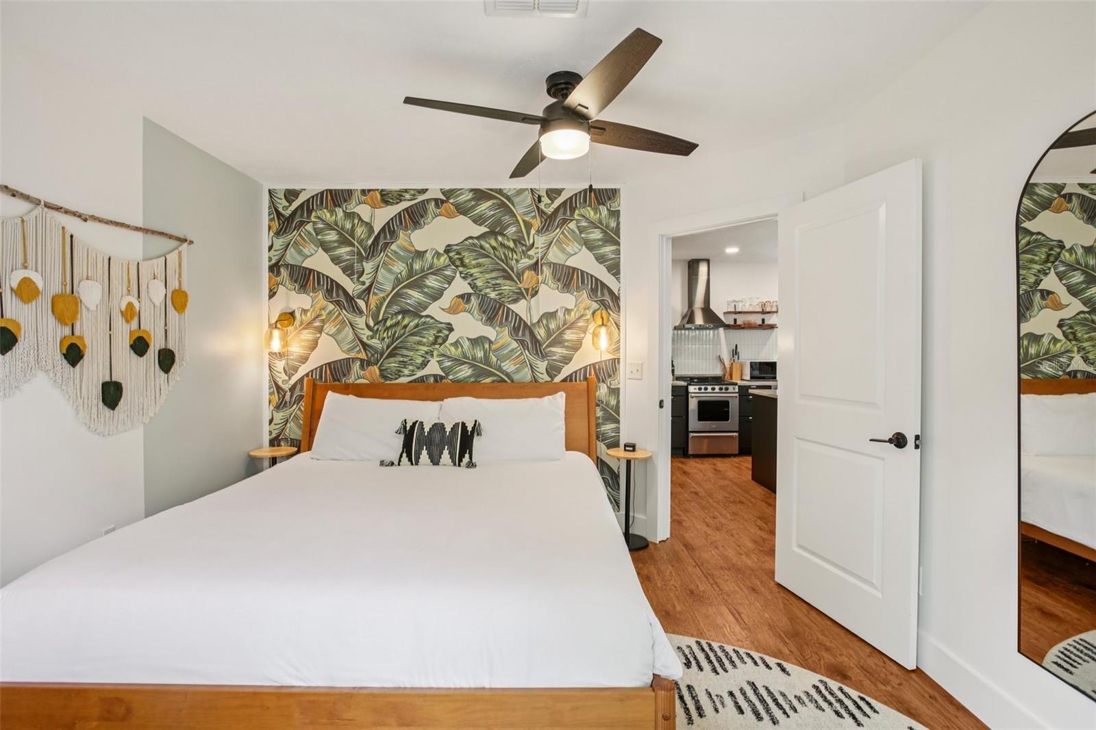 Guest House bedroomwith king bed