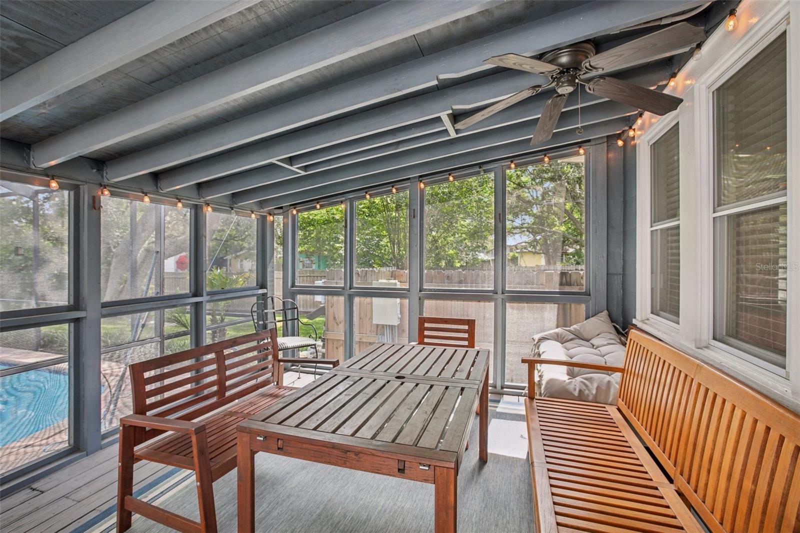 Screened Patio on main house