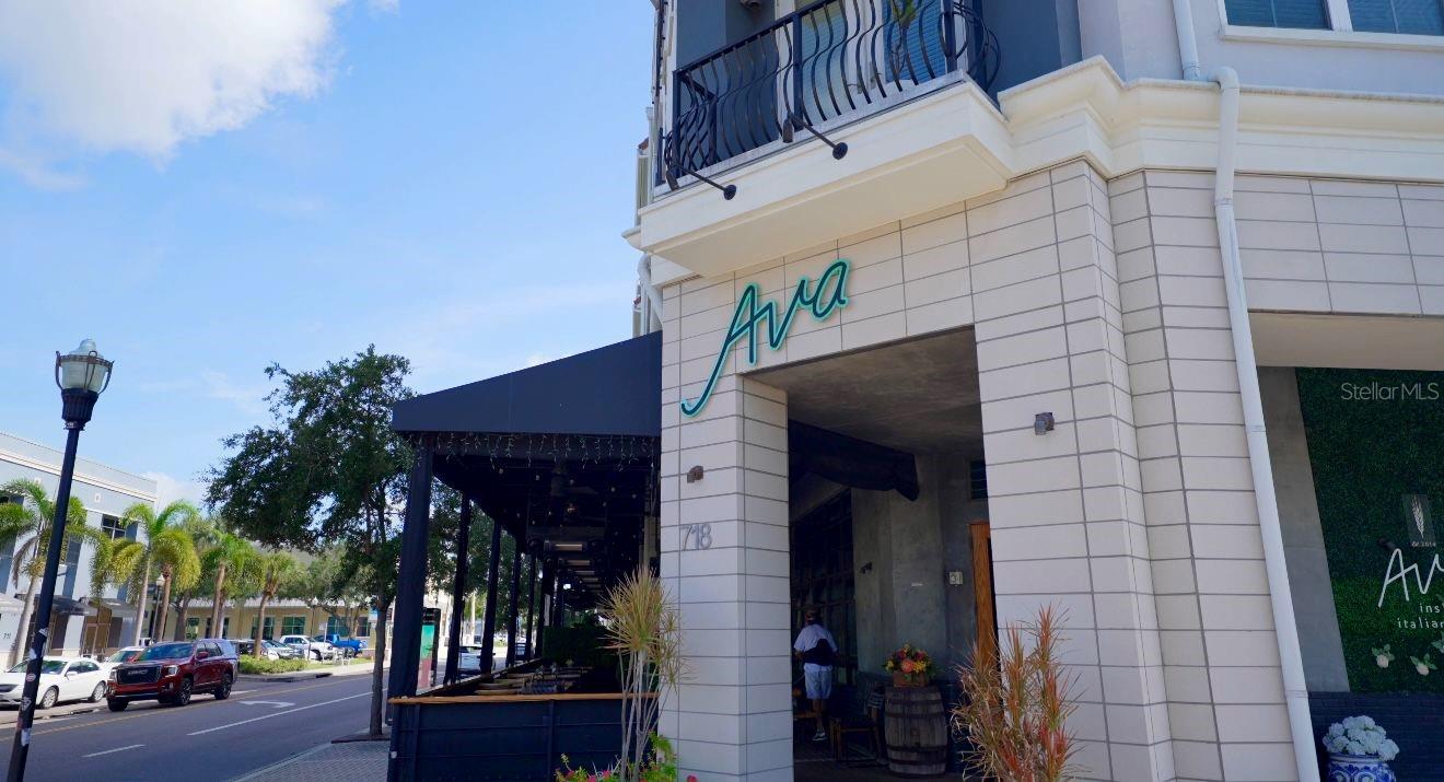 View of restaurants near by