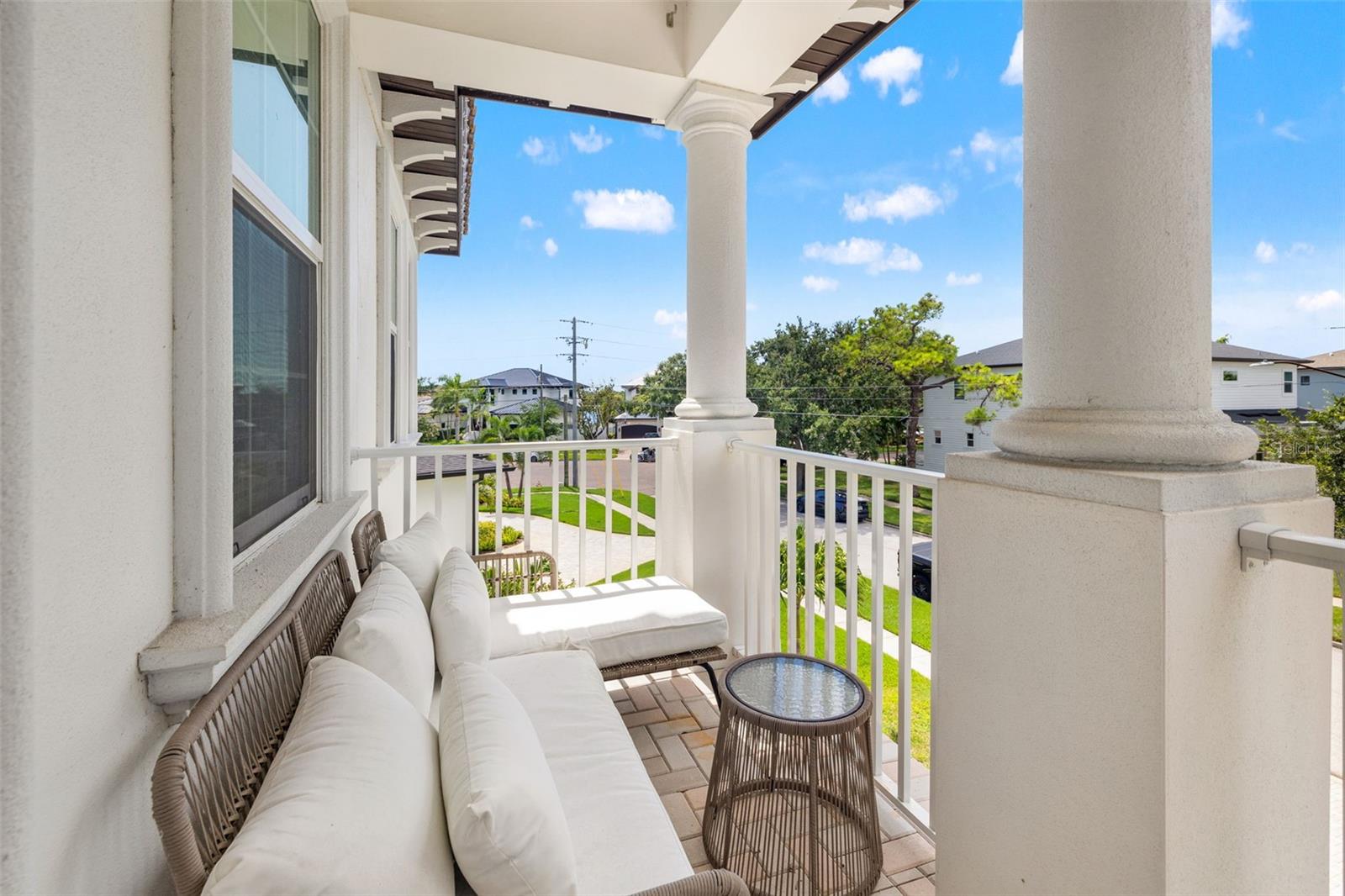Private balcony off of 4th bedroom