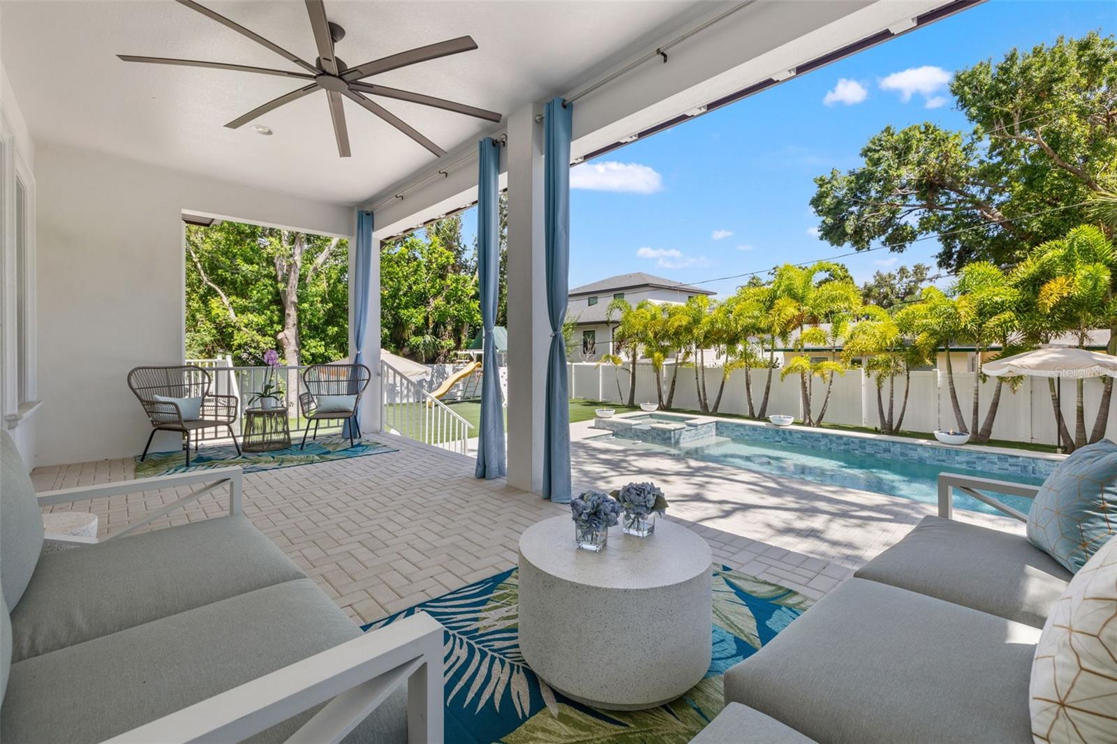 Covered patio