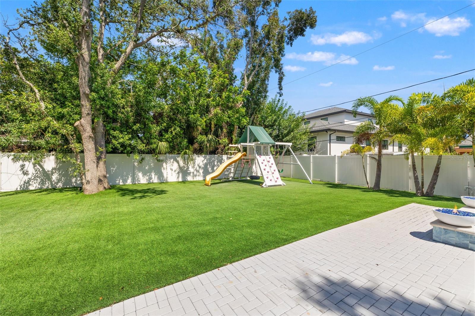 Turf sod with french drain system