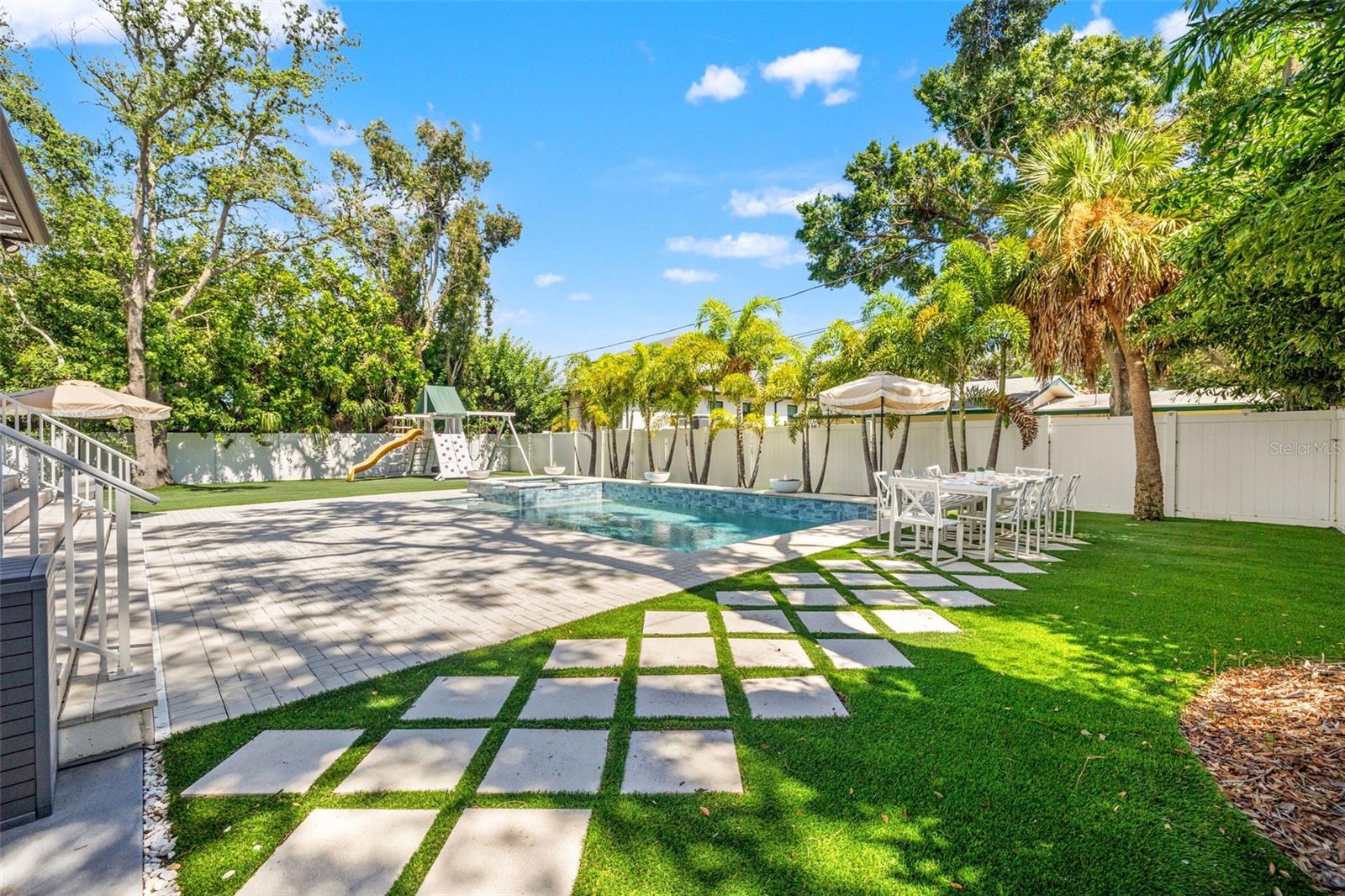 Tropical landscaping