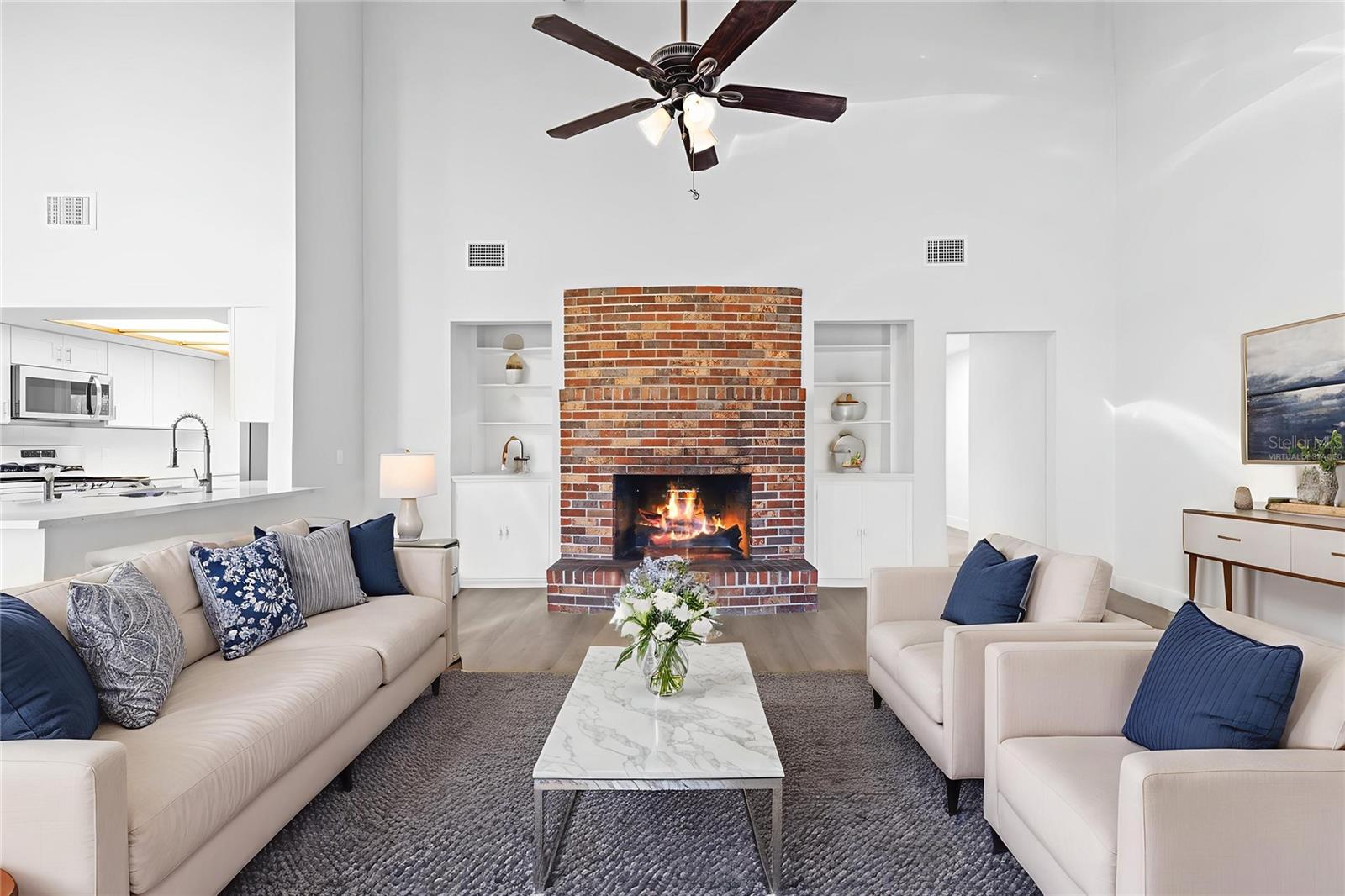 Living Room-Virtually Staged