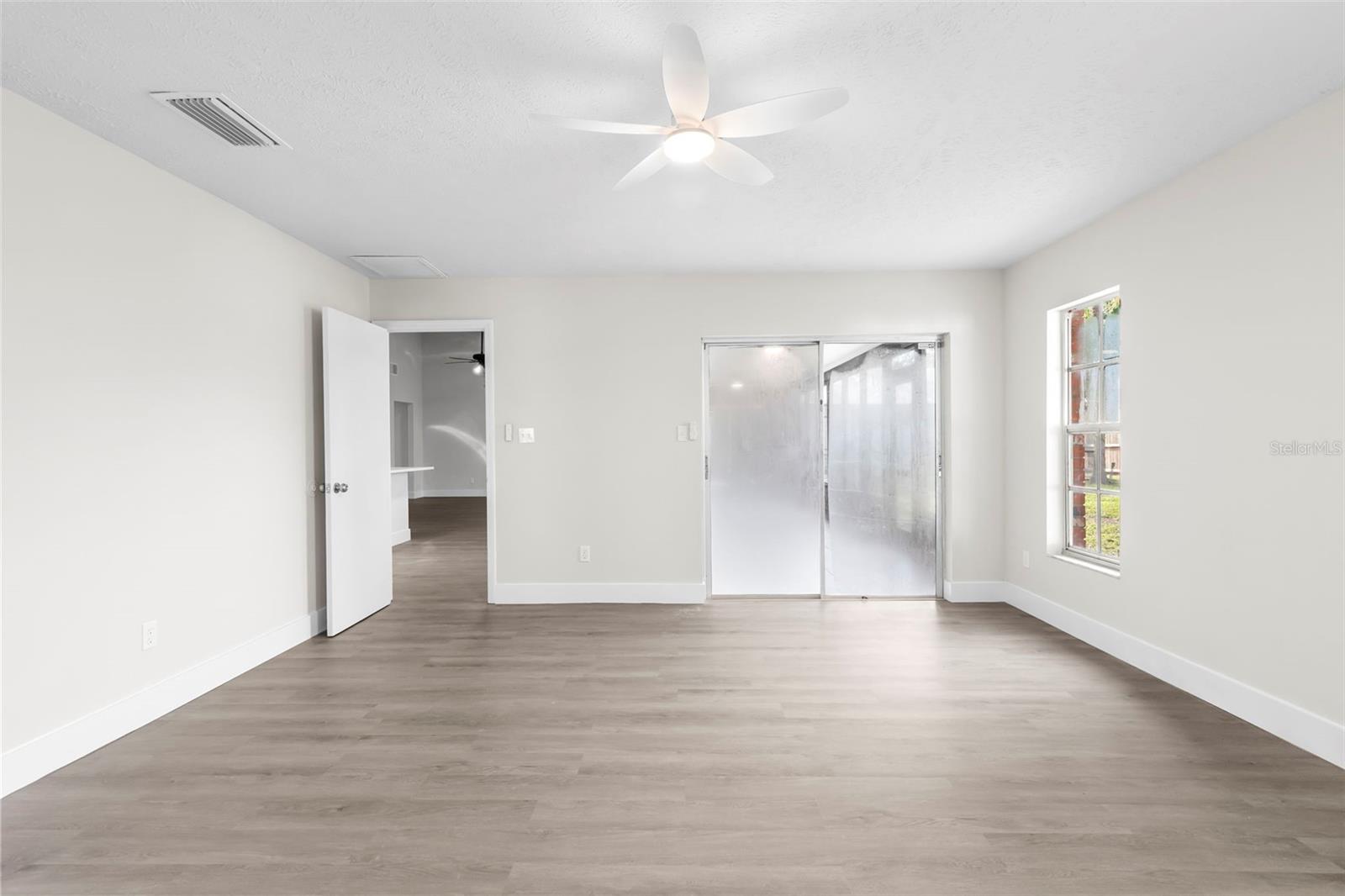Slider Door Access To Outdoor Living Space