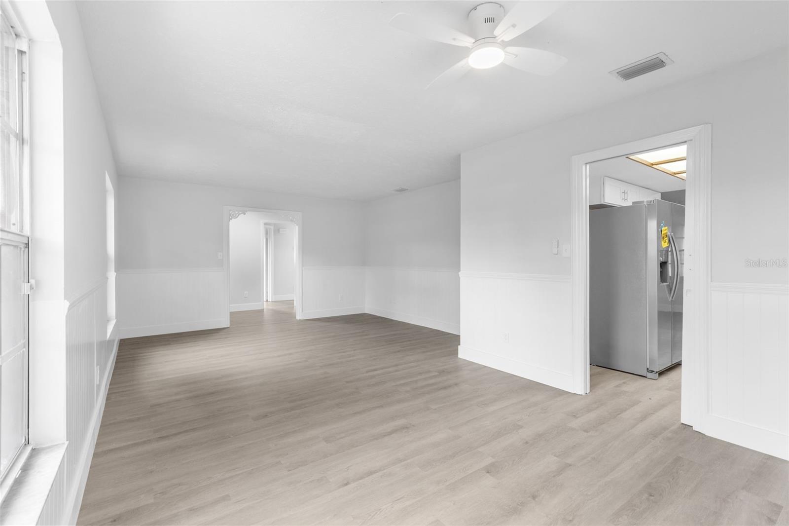 Dining Room leading into kitchen