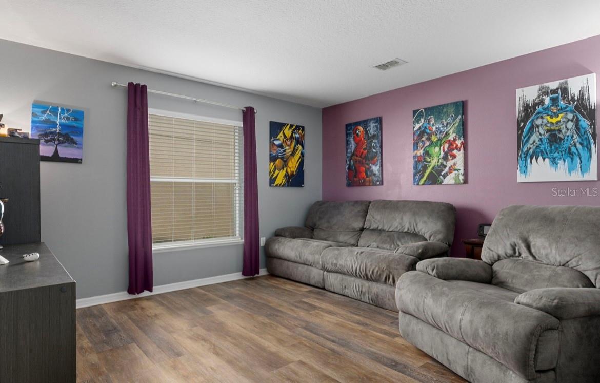 The Formal Living Room is a great place to watch movies together or play games together