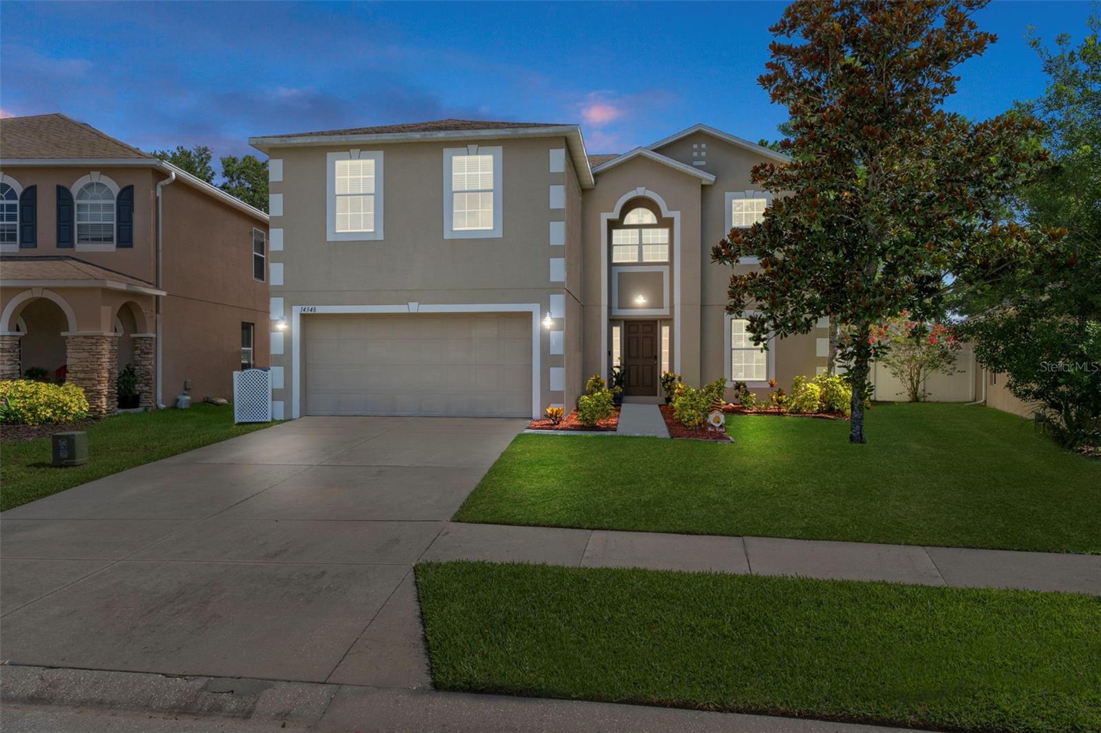 Beautiful Twilight View of the Home