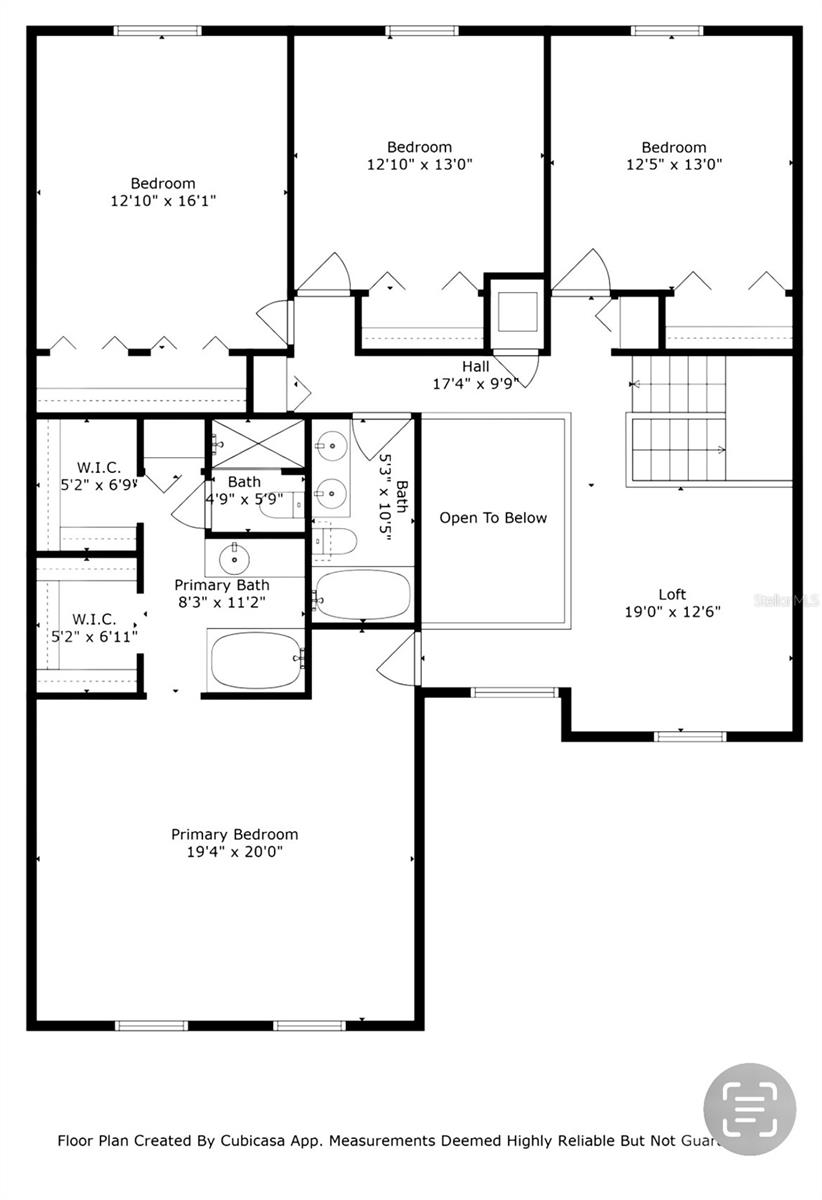 Floor Plan of the second story