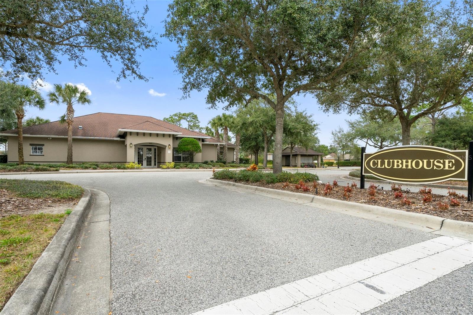 Road to the clubhouse and fitness Center