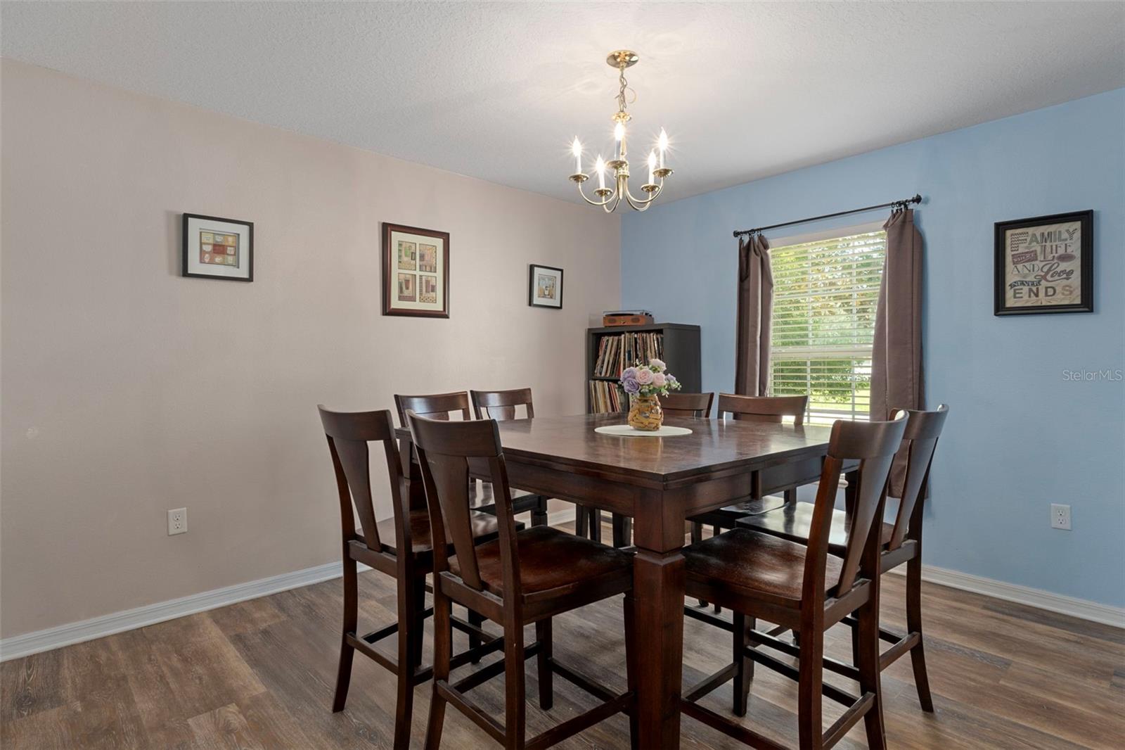 Lovely Formal Dining Room with beautiful paint colors in this room