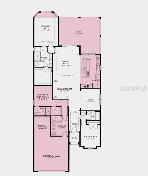 Additional Highlights Include: tandem garage, gourmet kitchen, extended covered lanai, laminate flooring in bedrooms and all high traffic areas, quartz countertops throughout.