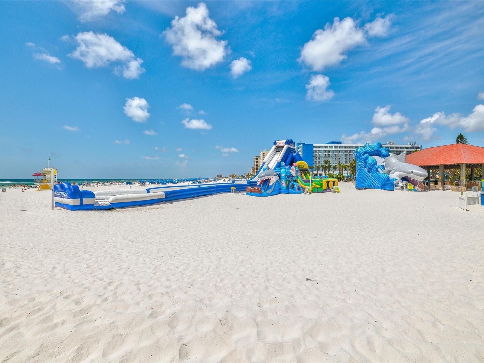 Enjoy the soft sand at Clearwater Beach less than 5 miles