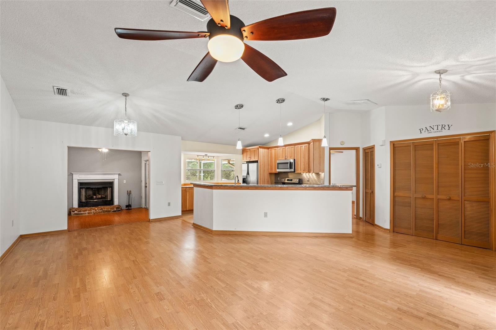 Spacious living area