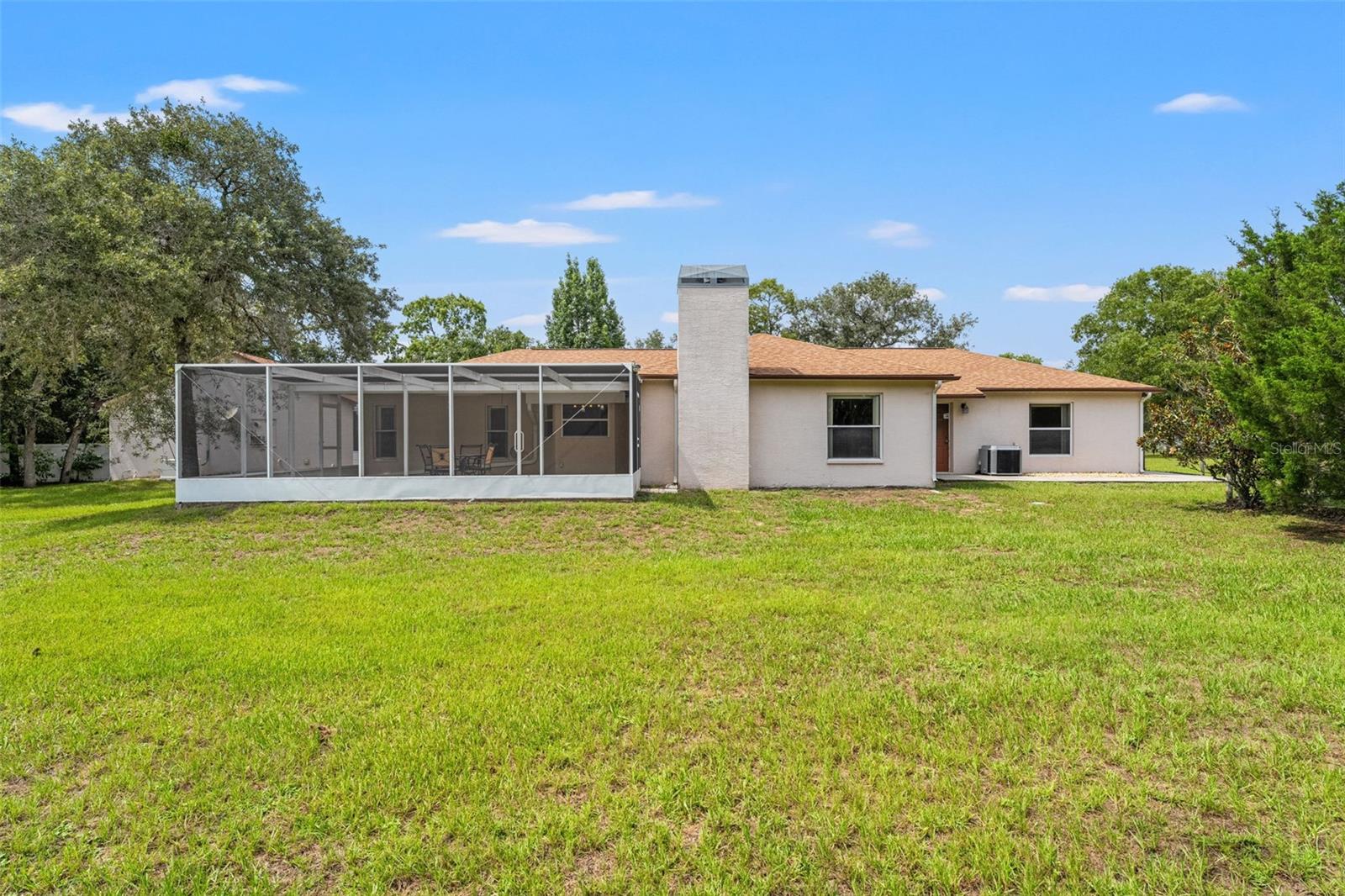 rear of property