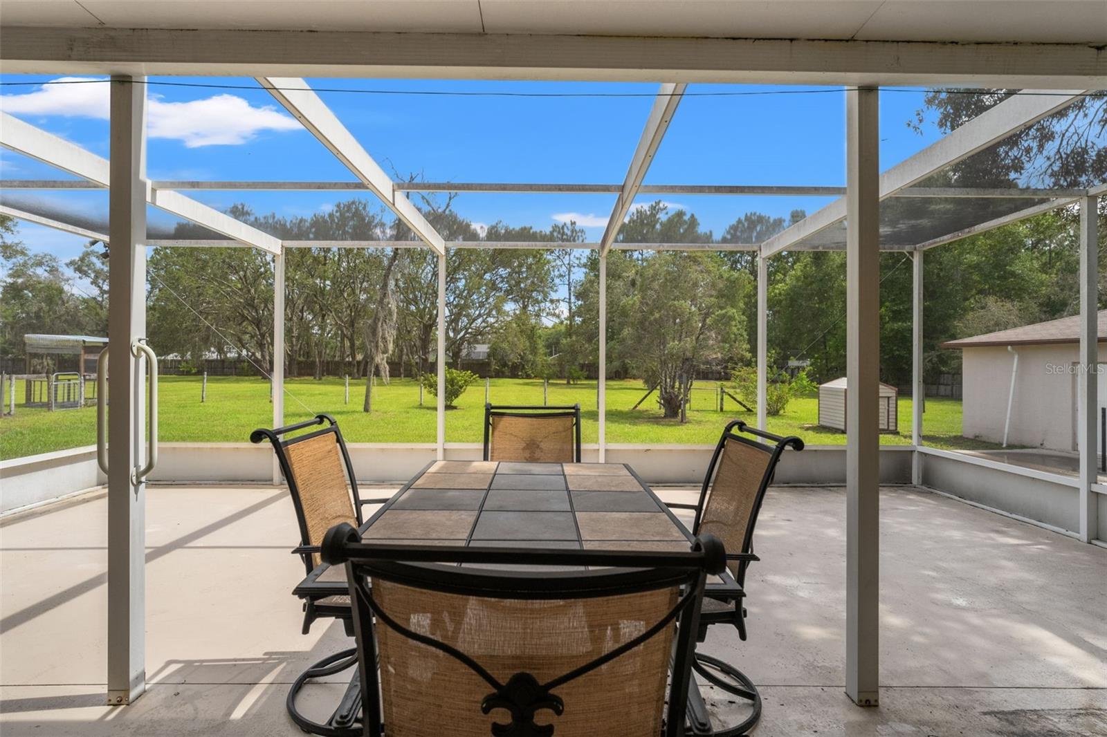 rear lanai