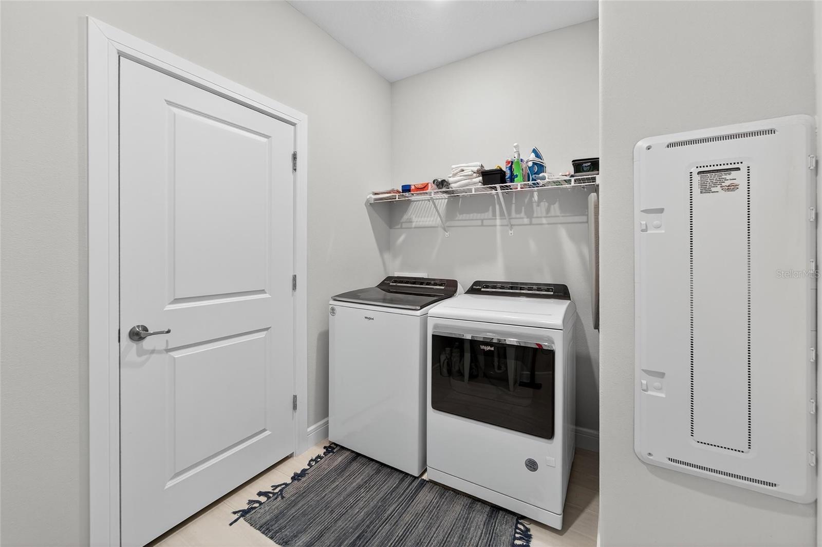 Laundry room / storage area