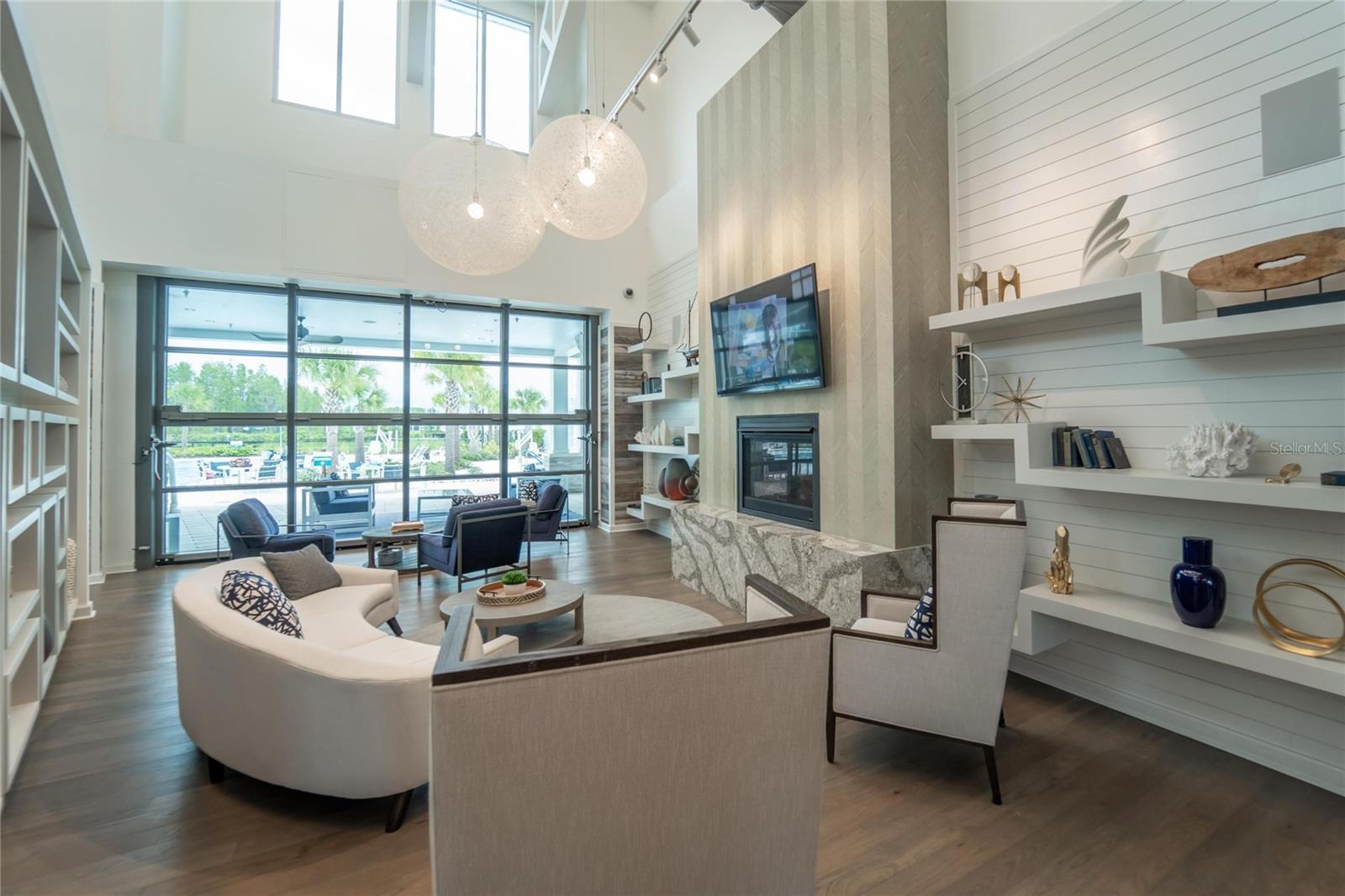 Sitting area to visit with friends