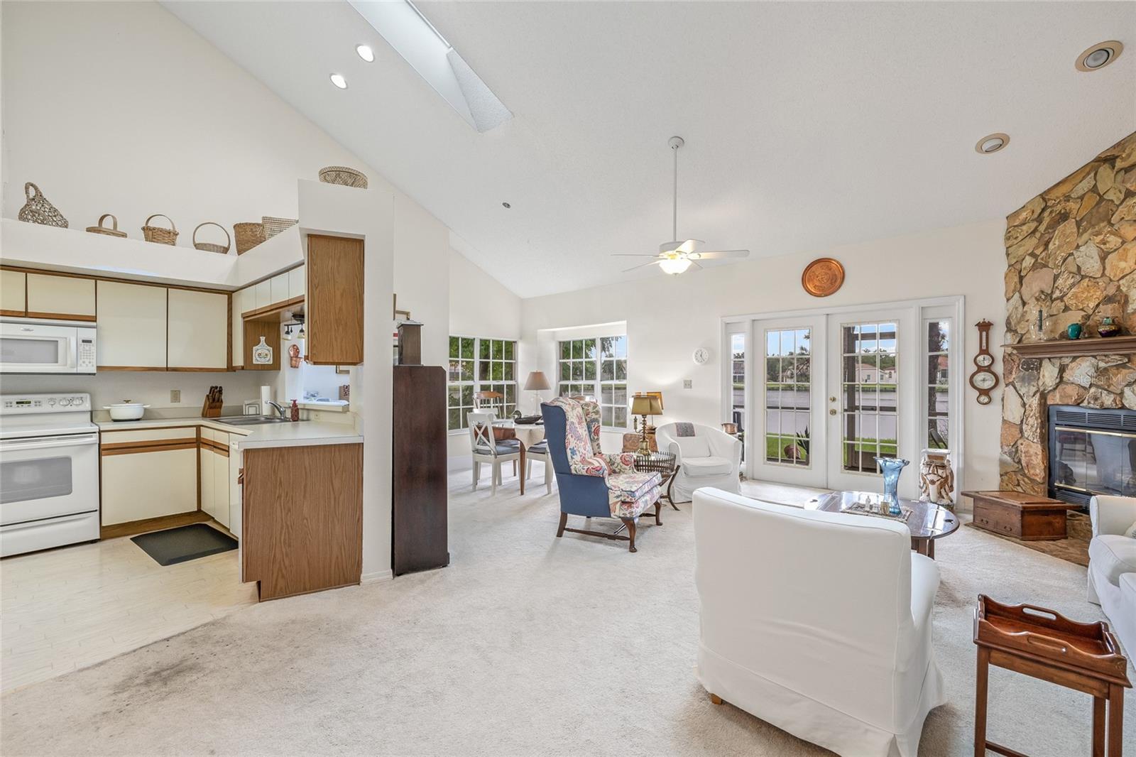 A delight in entertaining given the open concept.