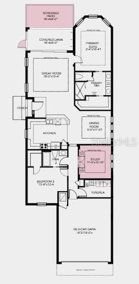 Additional Highlights Include: gourmet kitchen, study, extended screened patio, rough in plumbing for future outdoor kitchen, pre-plumb for laundry sink, white shaker cabinets and quartz countertops in kitchen and primary bath.