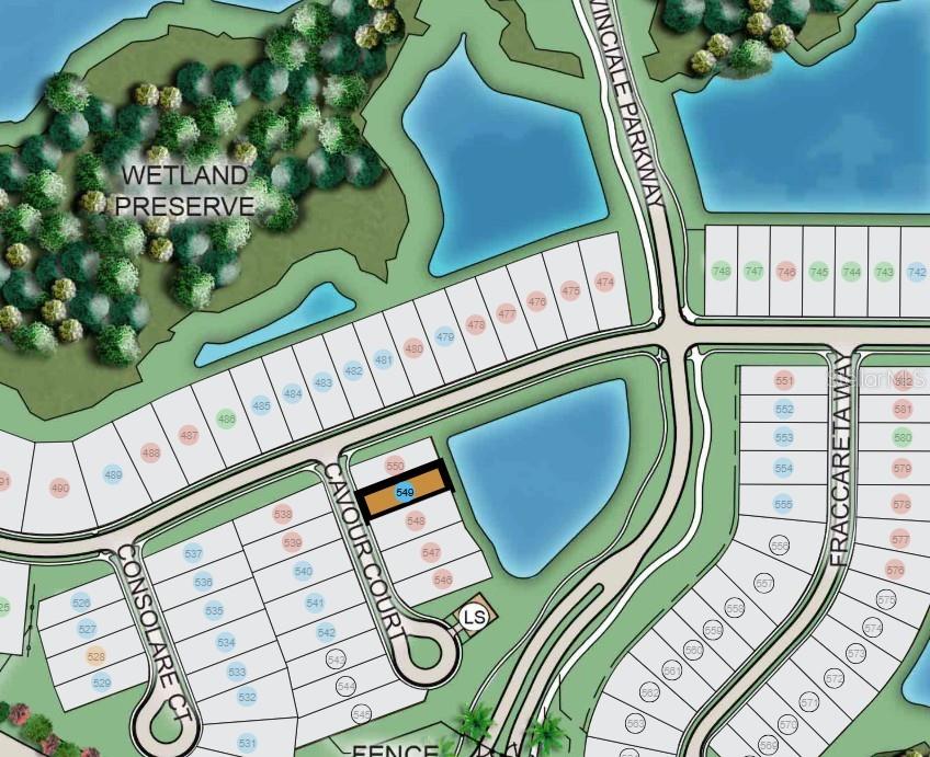 Esplanade at Wiregrass Ranch ~ Site Map