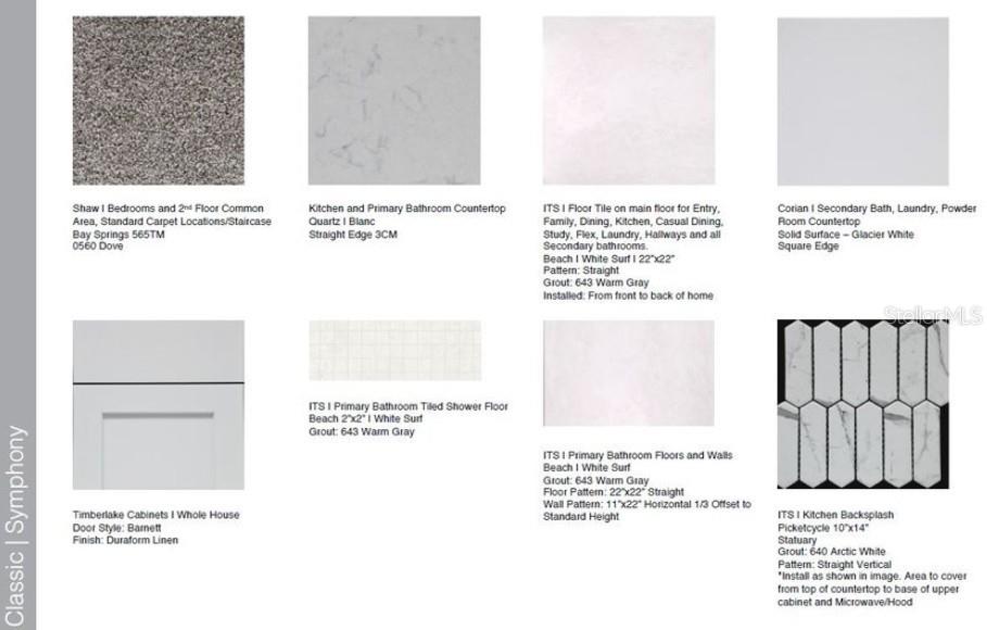 Design Selections ~ Home is under construction, selections are subject to change
