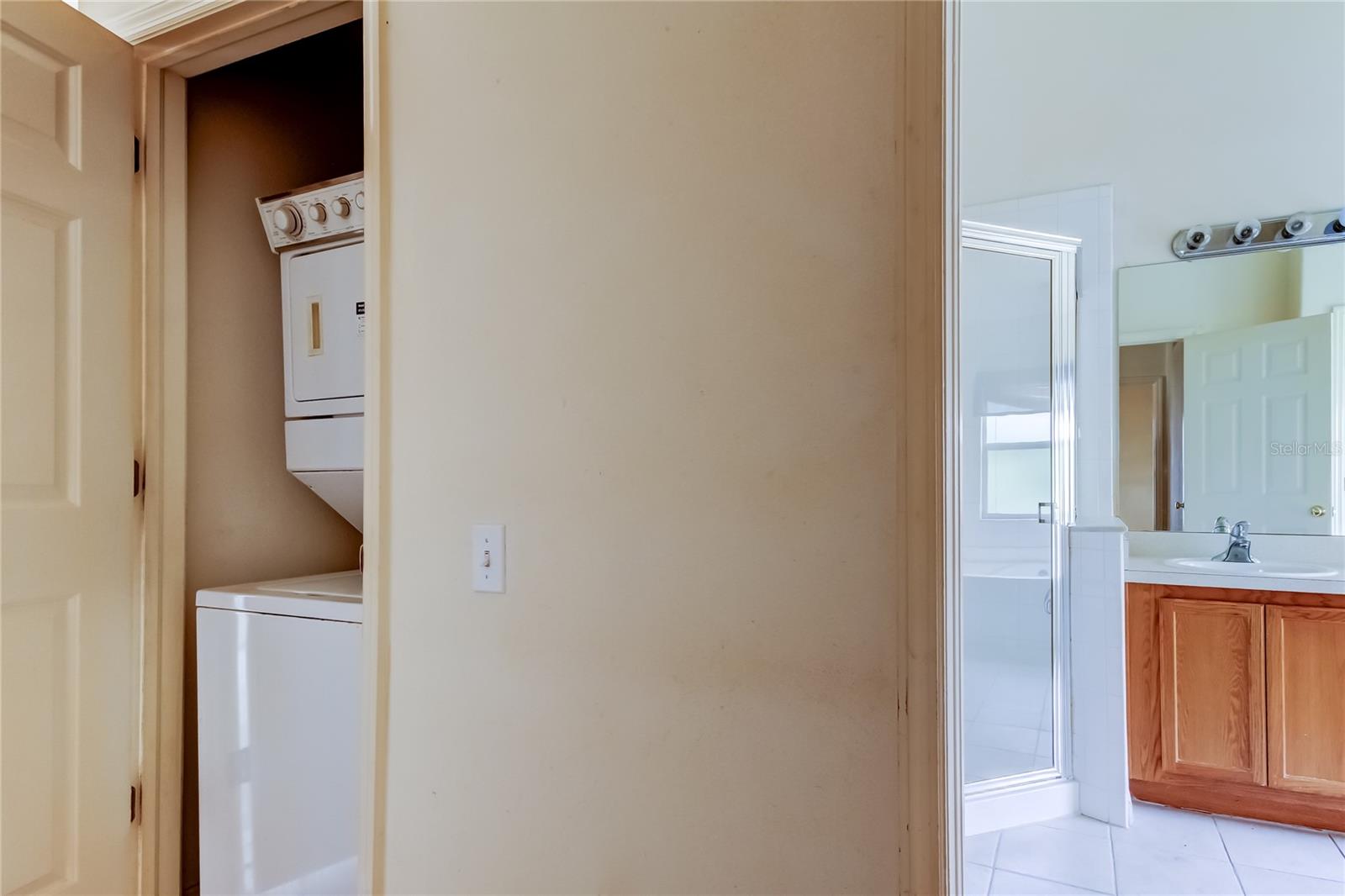 Laundry closet