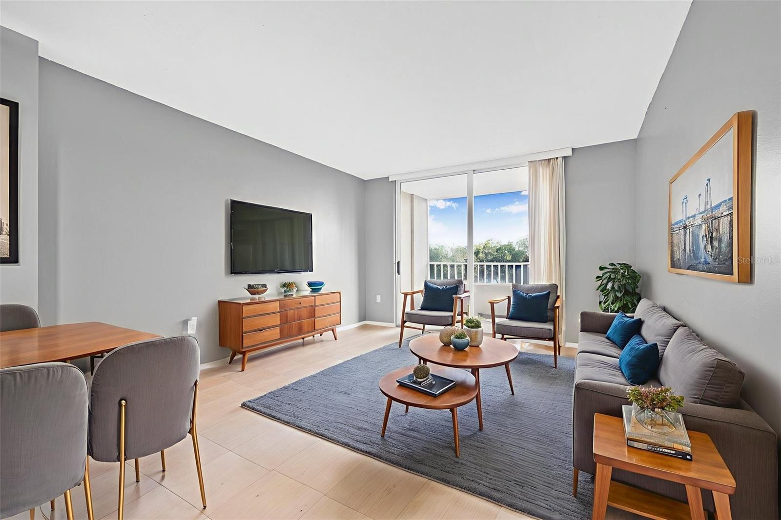 Large Open Living and Dining Area