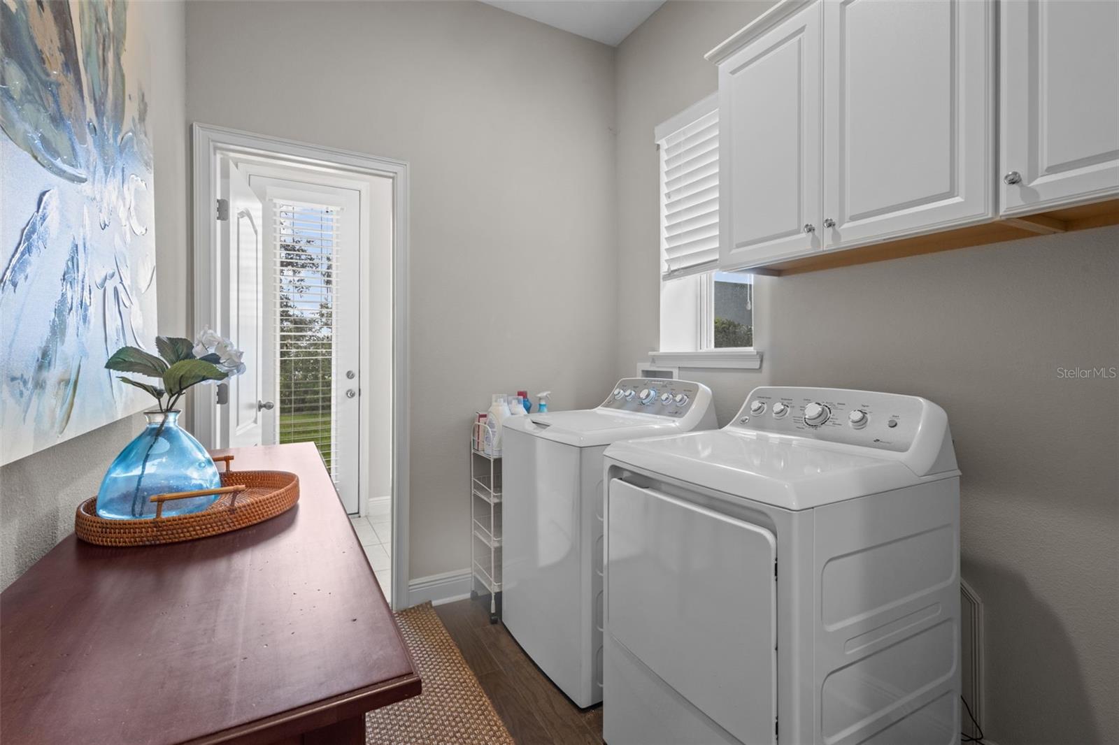 Downstairs laundry room