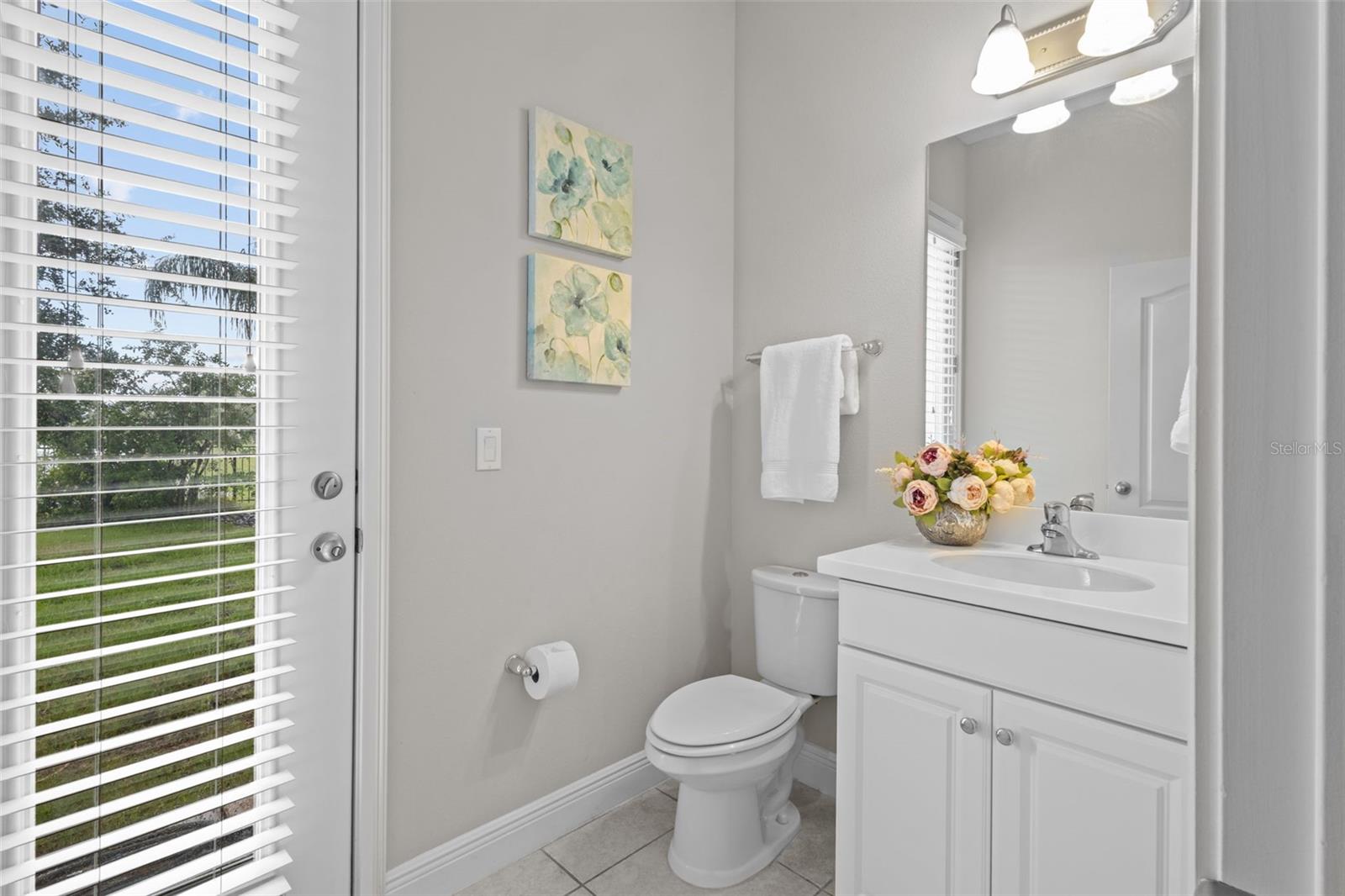 Downstairs half bathroom