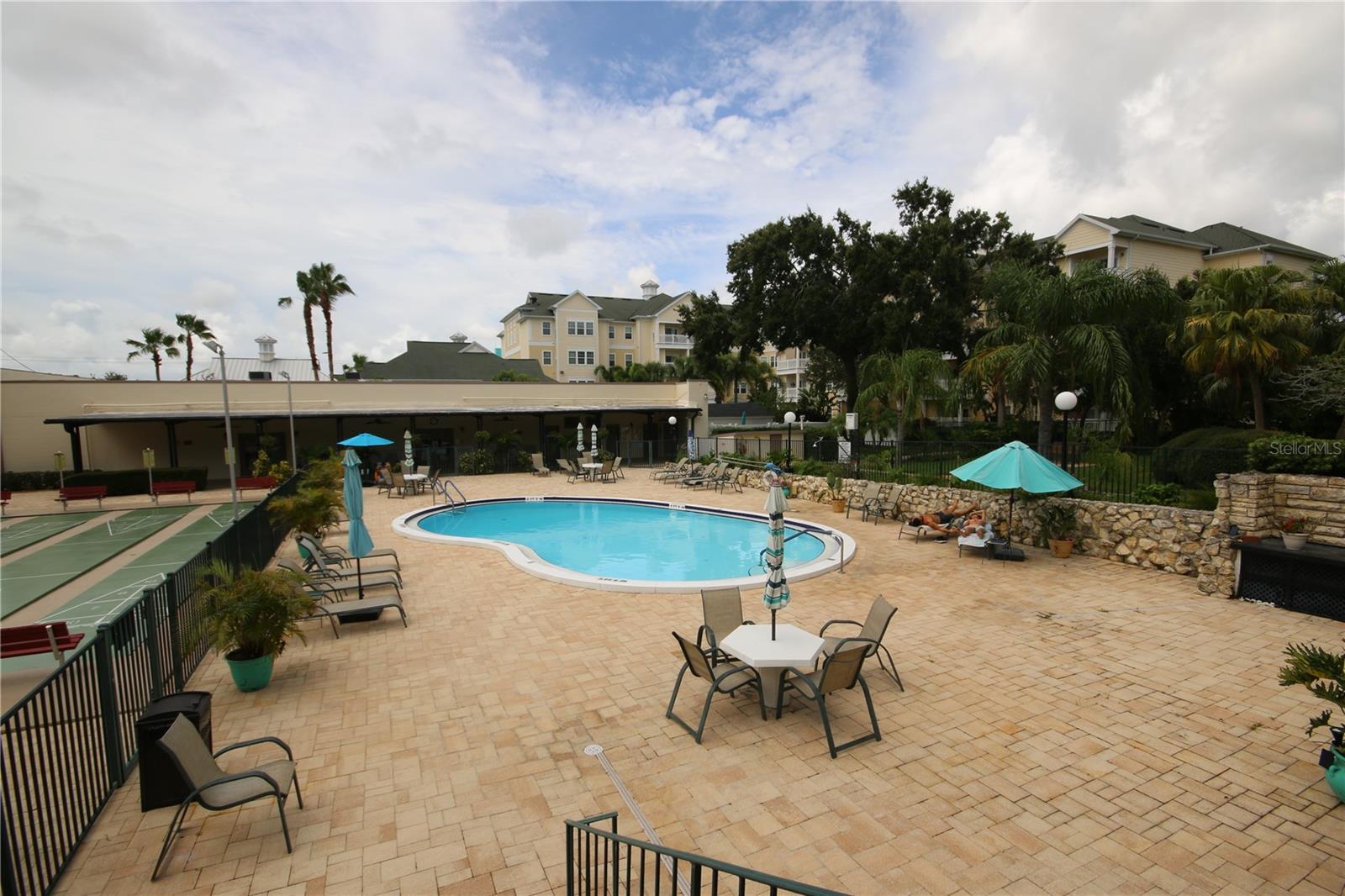 Pool Area - shuffleboard - Clubhouse