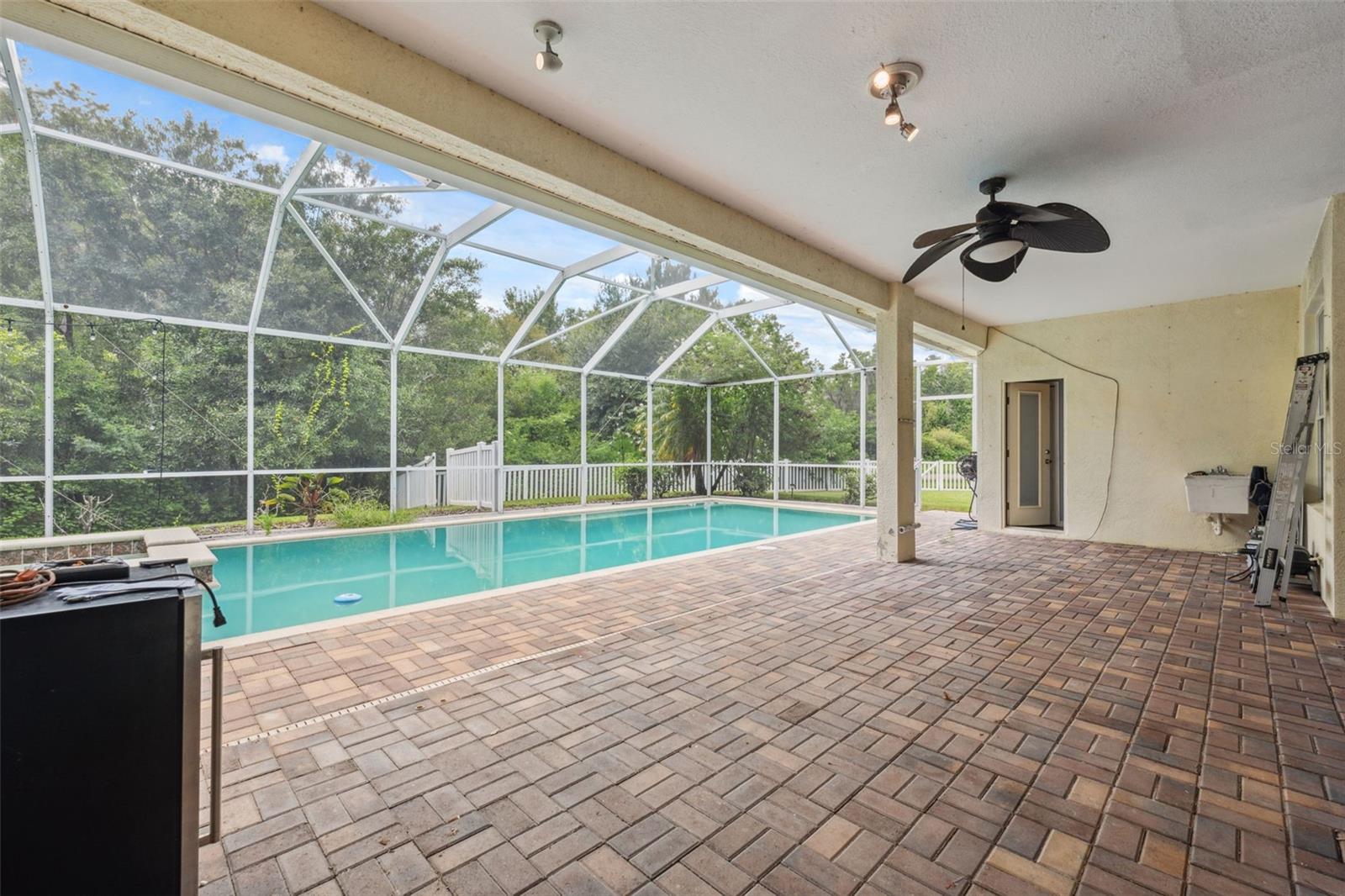 Rear Porch/Pool Area