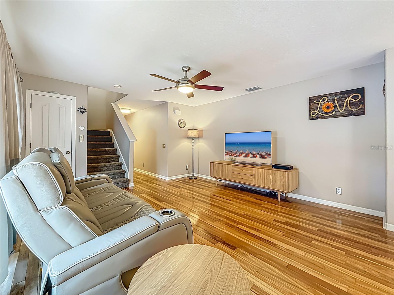 Living Room - Stairway to Second Floor